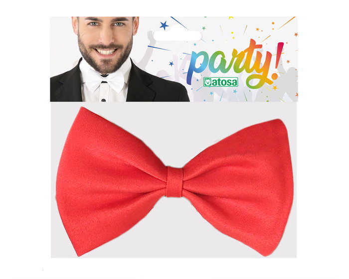 Atosa Nœud Papillon Rouge pour Déguisement ou Tenue Festive
