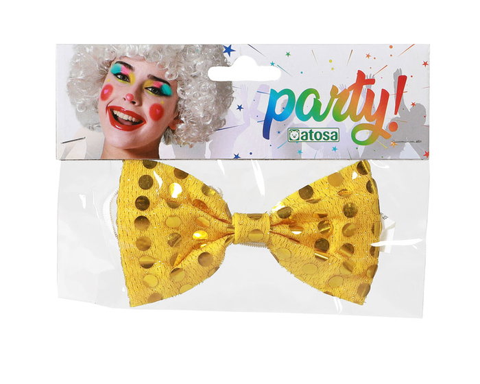 Noctis - Pajarita Dorada pour Déguisement de Roi, Noble ou Animateur - Accessoire de Fête pour Carnaval et Spectacles