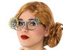 Steampunk Lunettes de Soleil Dorées à Engrenages - Style Rétrofuturiste Victorien