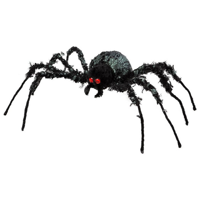 BigBuy Party Araignée Décorative Noire avec Yeux Rouges 43x36 cm BigBuy Party Araignée Décorative Noire avec Yeux Rouges 43x36 cm