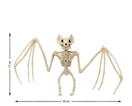 Squelette de chauve-souris Halloween 30*15 cm Blanc