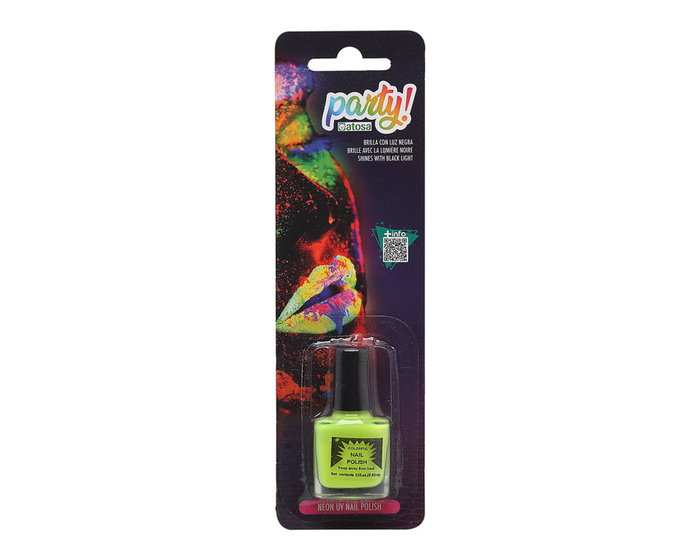 Pintauñas Neon Glow In The Dark Jaune Brillant Sous Lumière UV - Vernis à Ongles Fluorescent pour Manucure Effet Lumineux Pintauñas Neon Glow In The Dark Jaune Brillant Sous Lumière UV - Vernis à Ongles Fluorescent pour Manucure Effet Lumineux