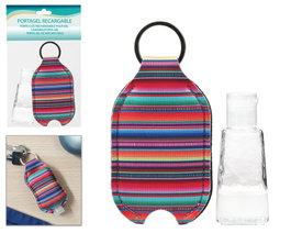 Atosa Porte-gel Porte-clés Rechargeable Motif Arc-en-ciel