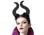 Diadema Halloween - Diadème à cornes noires brillant pour déguisement de sorcière, fantaisie et événement thématique