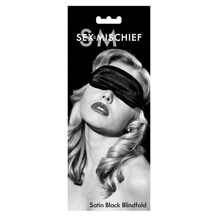 Bandeau Satin noir Sex & Mischief SS10001 Bandeau Satin noir Sex & Mischief SS10001