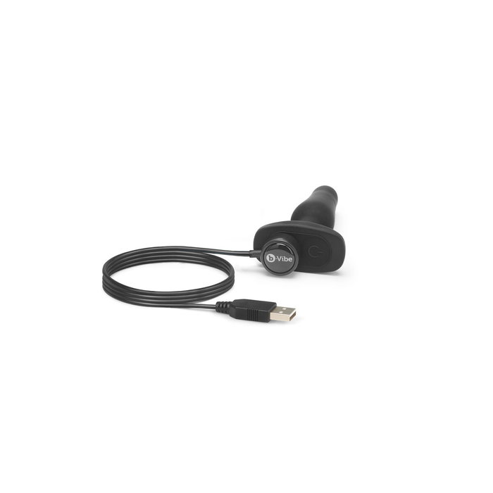 Plug anal avec télécommande B-Vibe NOVICE Noir