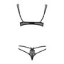 Ensemble de Lingerie Obsessive Intensa set Noir L/XL