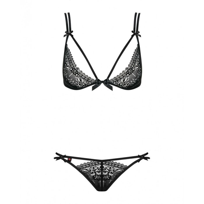 Ensemble de Lingerie Obsessive Intensa set Noir L/XL