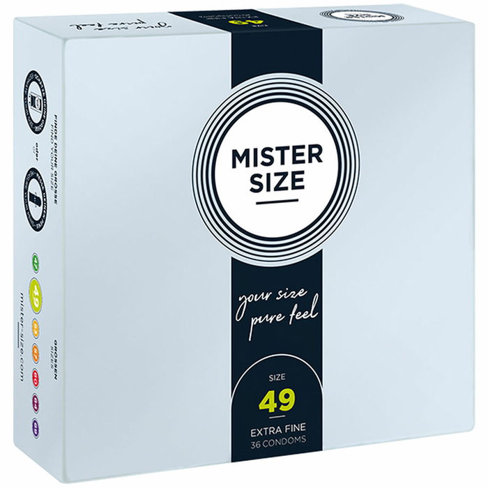 Préservatifs Mister Size MR4936 Ø 4,9 cm Préservatifs Mister Size MR4936 Ø 4,9 cm
