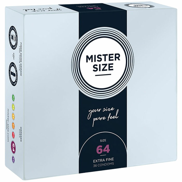 MISTER SIZE Pack de 36 préservatifs 64mm