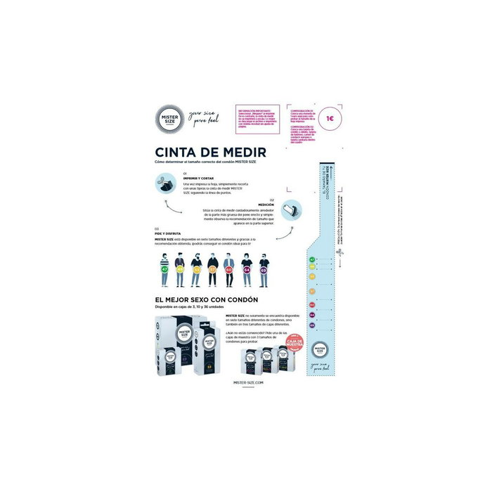 Mister Size Préservatifs Ø 6,9 cm (36 pcs)