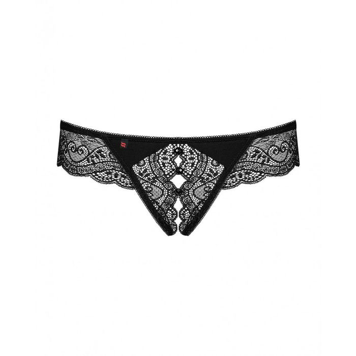 Tanga Obsessive Miamor Noir Dentelle L/XL
