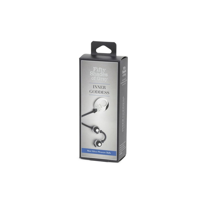 Boules d'Orgasme Fifty Shades of Grey Goddess Mini Noir Argenté Boules d'Orgasme Fifty Shades of Grey Goddess Mini Noir Argenté