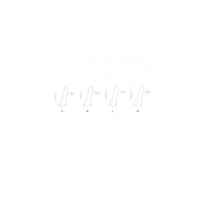 Gode Strap-on-me Realistic Naturel M