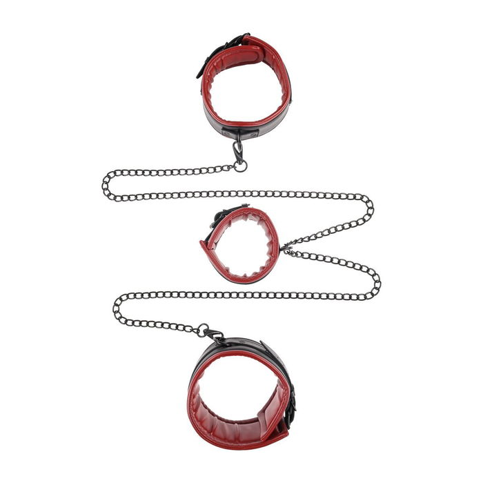 Menottes roses avec attaches Sportsheets Beginner