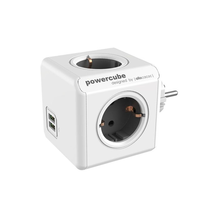 Bloc Cube Prises Power Cube Allocacoc 1202BL/DEOUPC USB
