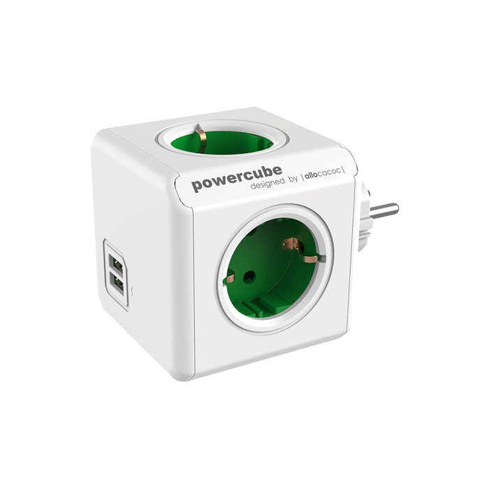 Bloc Cube Prises Power Cube Allocacoc 1202BL/DEOUPC USB