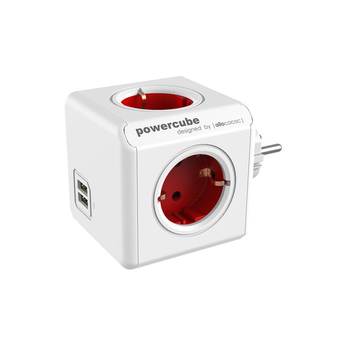 Bloc Cube Prises Power Cube Allocacoc 1202BL/DEOUPC USB
