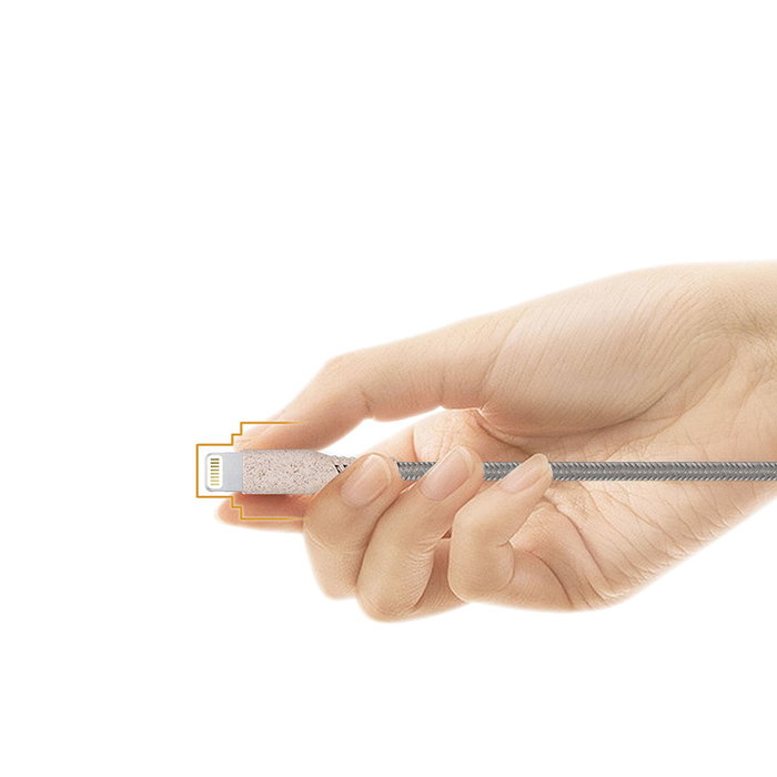 Câble USB pour iPad/iPhone KSIX B0914ECO02 Blanc