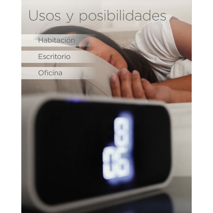 Radio-réveil KSIX 10W Radio-réveil KSIX 10W