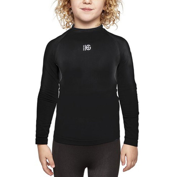 T-shirt Thermique pour Enfant Sport Hg Eleven Noir T-shirt Thermique pour Enfant Sport Hg Eleven Noir