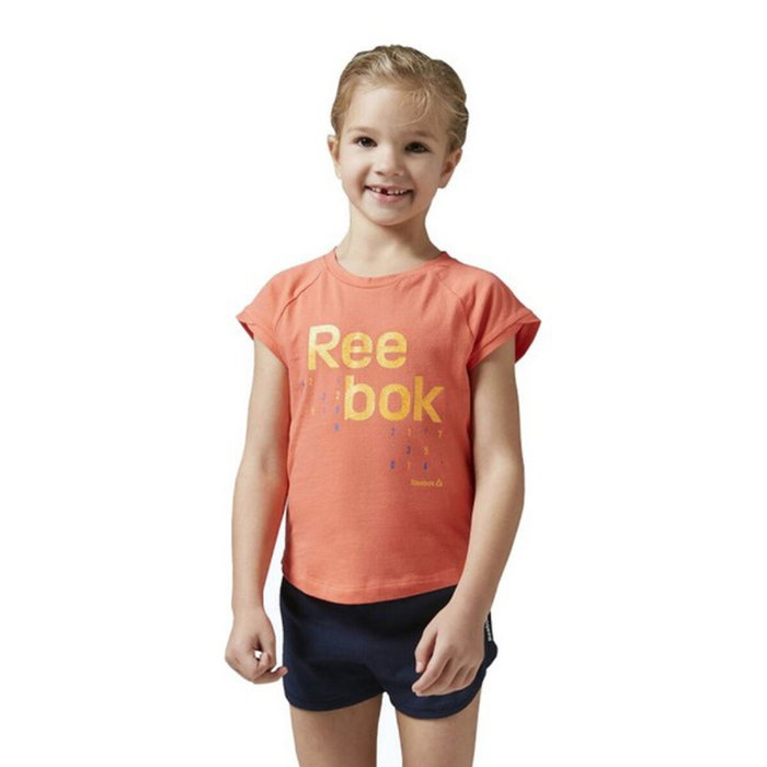 Ensemble de Sport pour Enfants Reebok G ES SS Orange 5 ans