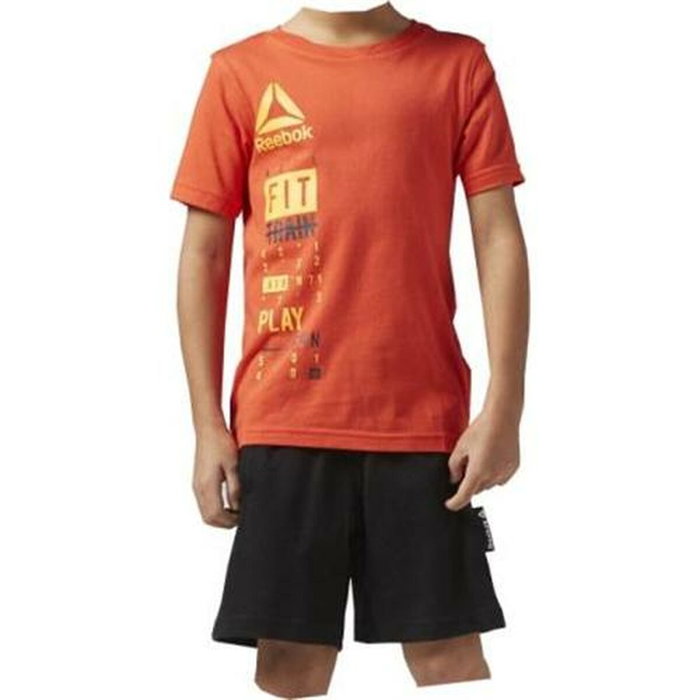 Ensemble de Sport pour Enfants Reebok BK4380 Orange 5 ans Ensemble de Sport pour Enfants Reebok BK4380 Orange 5 ans