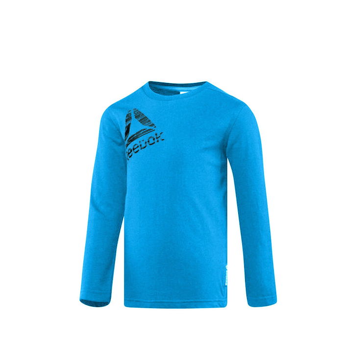 T-shirt à Manches Longues Enfant Baby Reebok B ES LS TEE BQ5140 Bleu T-shirt à Manches Longues Enfant Baby Reebok B ES LS TEE BQ5140 Bleu