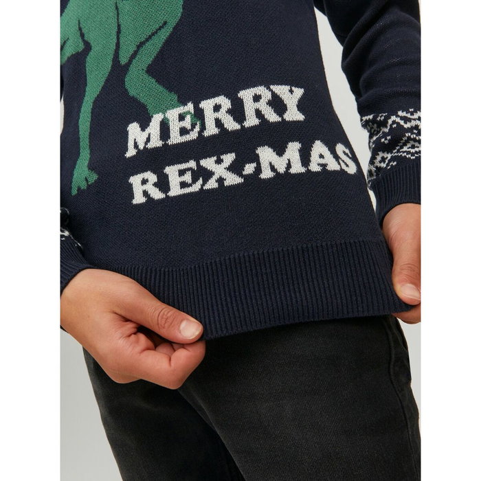 Pull unisex Jack & Jones T REX Blue marine 12 ans