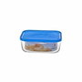 Borgonovo Boîte à lunch Igloo Bleu Rectangulaire 400 ml
