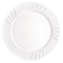 Bormioli Rocco Plat Rond Opal Ebro 32 cm en Verre Trempé, Compatible Micro-ondes et Lave-vaisselle