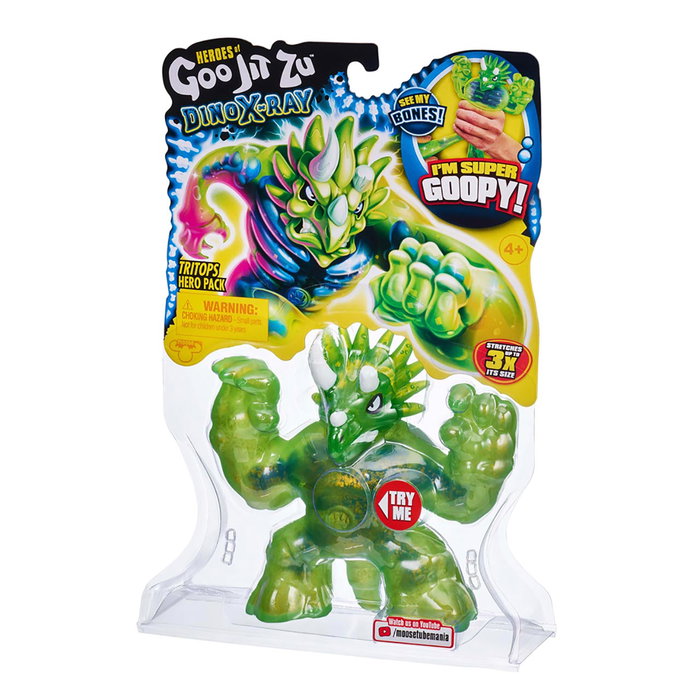 Bandai Goo Jit Zu Co41011 - Figurine de héros extensibles et visqueux - Licence GOO JIT ZU - Version espagnole - Pour enfants dès 4 ans