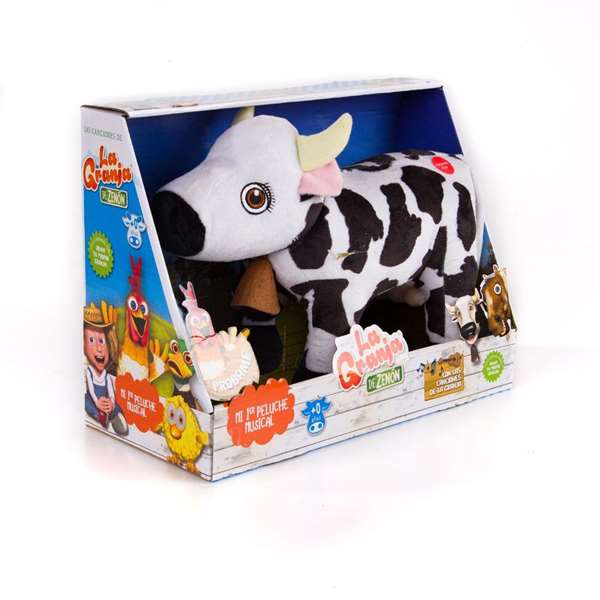 Bandai Peluche Musicale Vache Lola Zenon 32 cm avec 5 Chansons Bandai Peluche Musicale Vache Lola Zenon 32 cm avec 5 Chansons