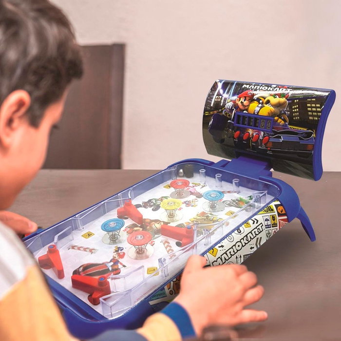 Lexibook Nintendo Mario Kart - Pinball Électronique Jg610Ni - Jeu pour Enfants avec Musique, Sons et Effets Lumineux - À Partir de 5 Ans