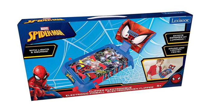 Lexibook Flipper Électronique Spider-Man Bleu