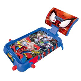 Lexibook Table de Pinball Électronique avec Licence Spider-Man Jg610Sp - Sons, Lumières, Affichage Digital, Jouet Enfant +5 Ans
