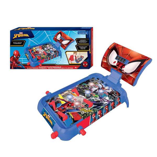Lexibook Flipper Électronique Spider-Man Bleu