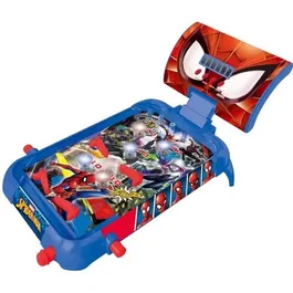 Lexibook Flipper Électronique de Table Spider-Man avec Écran LCD, Effets Lumineux et Sonores - Jeu pour Enfants