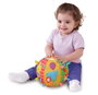 Vtech - Balle musicale pour bébé avec textures variées, 15 mélodies, 5 chansons, 18 cm - Jouet d'éveil espagnol - Fonctionne avec piles AAA (incluses)