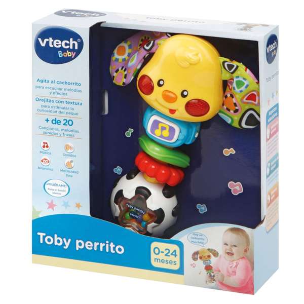 Vtech Toby Perrito Hochet Interactif Vtech Toby Perrito Hochet Interactif