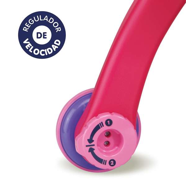 VTech Andador Comienzandar - Andeur 2 en 1 Rose avec Tableau Extraible, Sons et Lumières - Pliant - Âge 9-36 Mois - 46 x 33 x 45 cm