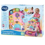 VTech Andador Comienzandar - Andeur 2 en 1 Rose avec Tableau Extraible, Sons et Lumières - Pliant - Âge 9-36 Mois - 46 x 33 x 45 cm