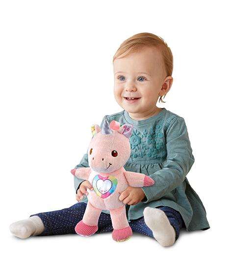 Vtech El Unicornio Cantarin Peluche Sonore avec Lumières et Textures Vtech El Unicornio Cantarin Peluche Sonore avec Lumières et Textures