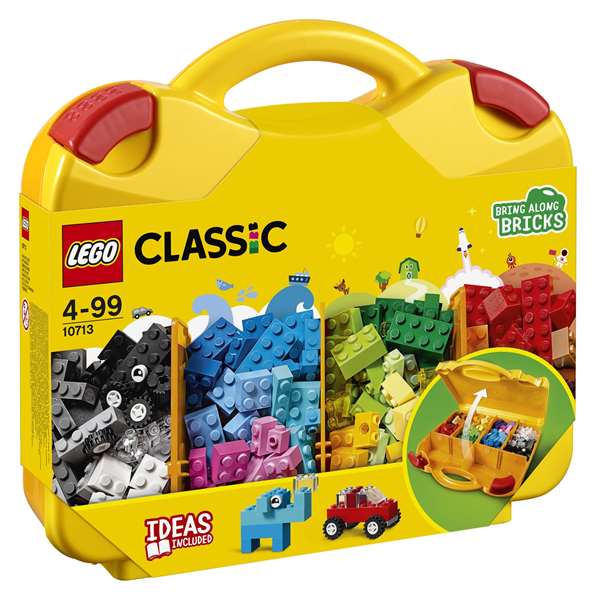 LEGO Classic 10713 La valisette de construction (213 pièces) de couleur multicolore