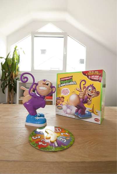 Bizak Juego Pedrete El Mono Guarrete - Jeu de société en espagnol avec sons pour enfants de 4 à 99 ans - Fonctionne avec 2 piles AAA (non incluses) Bizak Juego Pedrete El Mono Guarrete - Jeu de société en espagnol avec sons pour enfants de 4 à 99 ans - Fonctionne avec 2 piles AAA (non incluses)