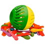 Bizak - Juego bola buuum con globos - Jeu de société avec boule et 12 ballons - À partir de 3 ans - Version espagnole