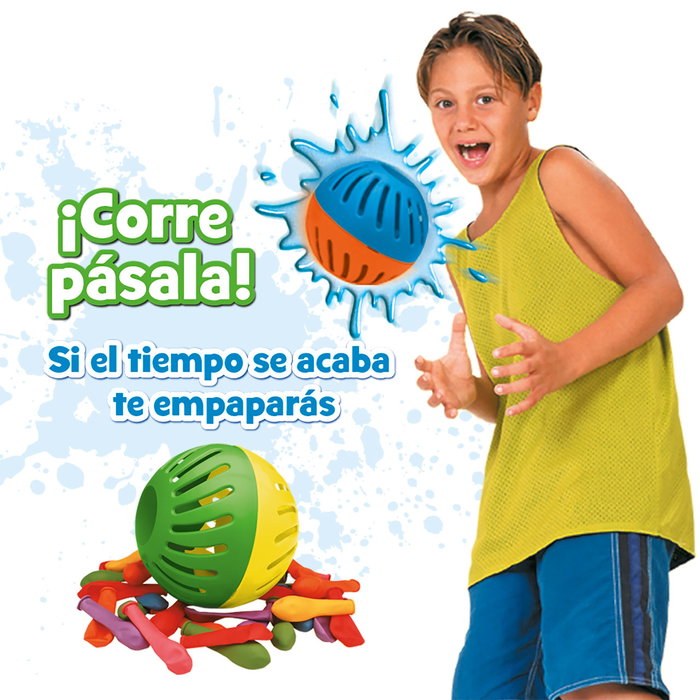 BIZAK Juego Bola Buuum 35007532 - Jeu de ballon d'eau rafraîchissant et amusant - En espagnol - Pour enfant +3 ans