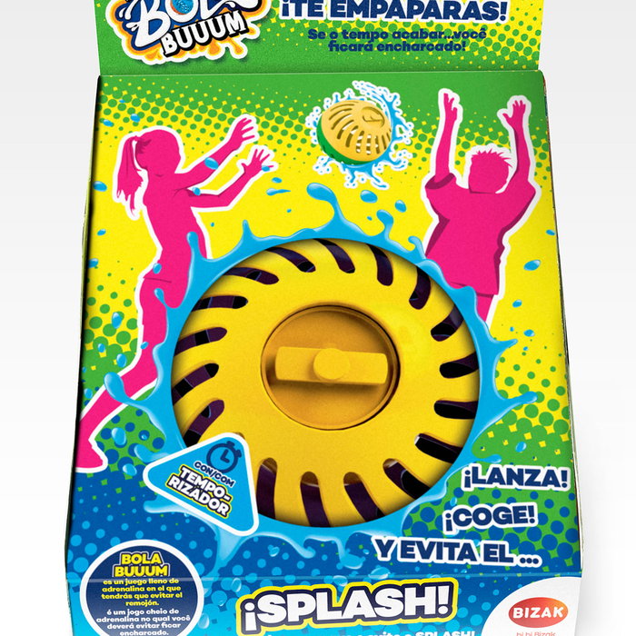 BIZAK Juego Bola Buuum 35007532 - Jeu de ballon d'eau rafraîchissant et amusant - En espagnol - Pour enfant +3 ans