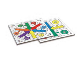 Cayro Tablero Parchis - Plateau de jeu en bois pour 4 et 6 joueurs - 40 x 40 cm - Sans accessoires