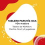 Cayro Tablero Parchis - Plateau de jeu en bois pour 4 et 6 joueurs - 40 x 40 cm - Sans accessoires